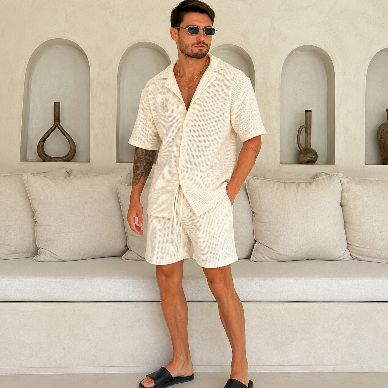 Hampton™ Premium-Strickset mit Resortkragen