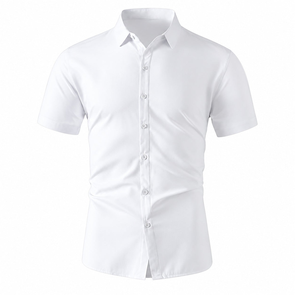 Henrik™ Slim-Fit Hemd mit klassischem Kragen und kurzen Ärmeln
