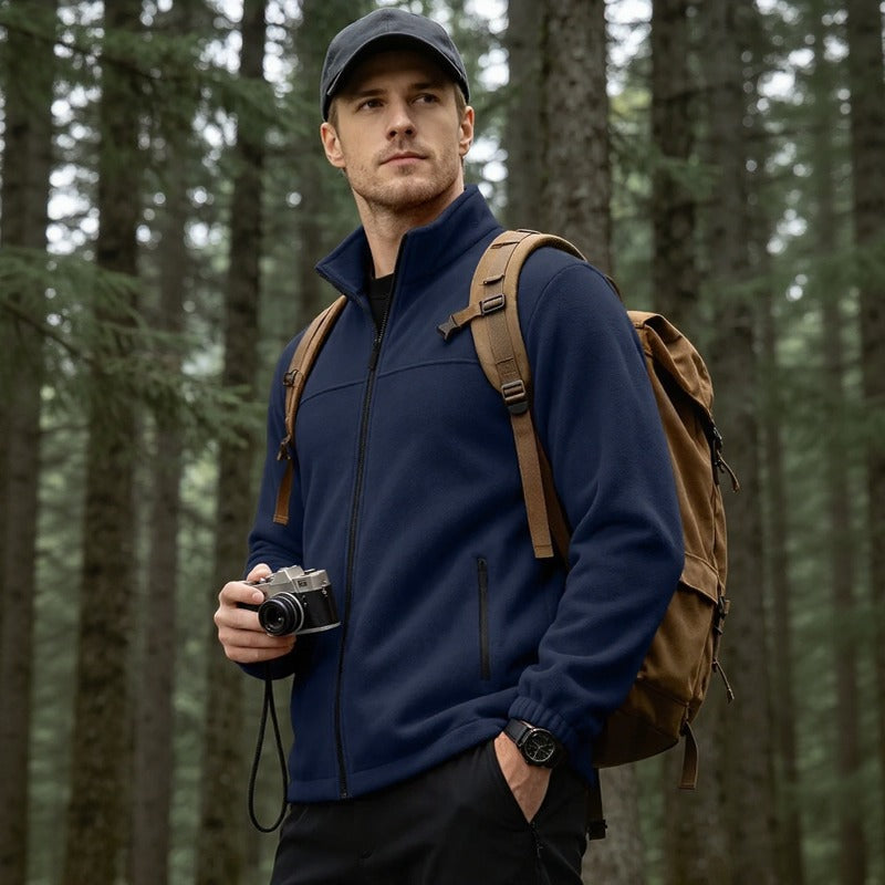 Caldwell™ Fleecejacke mit hohem Kragen und Frontreißverschluss