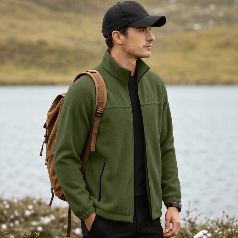 Caldwell™ Fleecejacke mit hohem Kragen und Frontreißverschluss