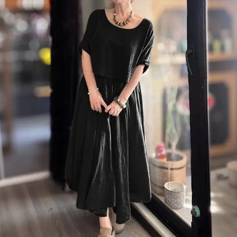 Morocco™ Baumwoll-Leinen-Set im Lagenlook / Zweiteilig, Charme, der Grenzen überschreitet!