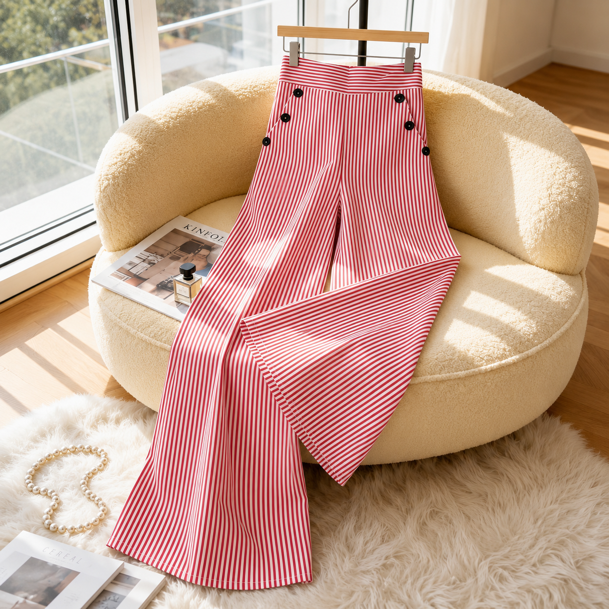 Bellagio™ Palazzo-Hose mit Schneiderkunst-Passform und Natürlicher Eleganz