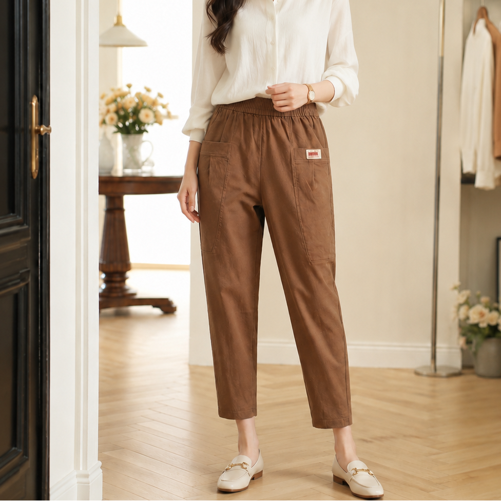Marelise™ Hose Mit Großen Taschen und Verstellbarem Bund