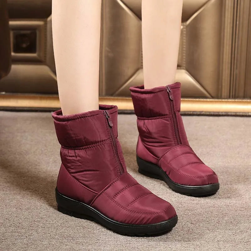 Sibirien™ Stiefel mit Plüschfutter, rutschfester Sohle und Wasserdichtigkeit / Schutz, Komfort und Stil für die kältesten Tage!