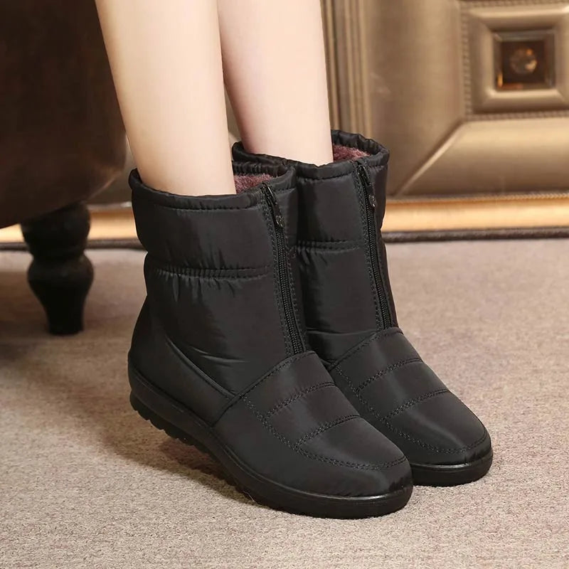 Sibirien™ Stiefel mit Plüschfutter, rutschfester Sohle und Wasserdichtigkeit / Schutz, Komfort und Stil für die kältesten Tage!