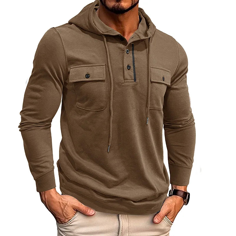 Westbrook™ Hoodie Mit Verstellbarer Kapuze und Fronttaschen