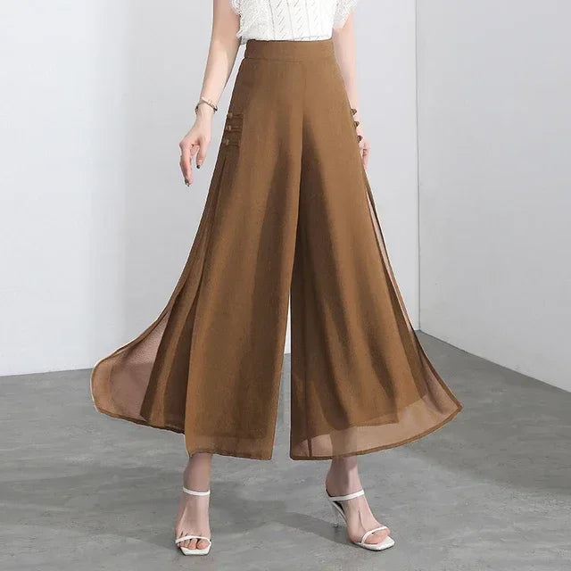 Riviera Eleganz™ Weite Hose mit Überwurf