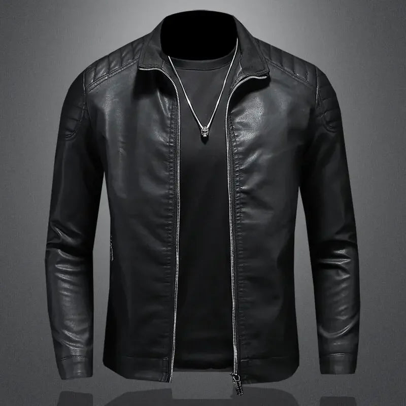 Auron™ Lederjacke Mit Premium-Finish Und Dominanter Ausstrahlung