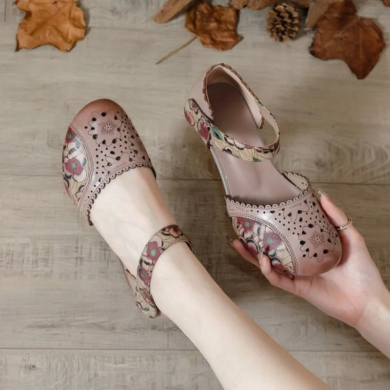 Beatrice™-Schuh mit Blockabsatz und verstellbarem Verschluss