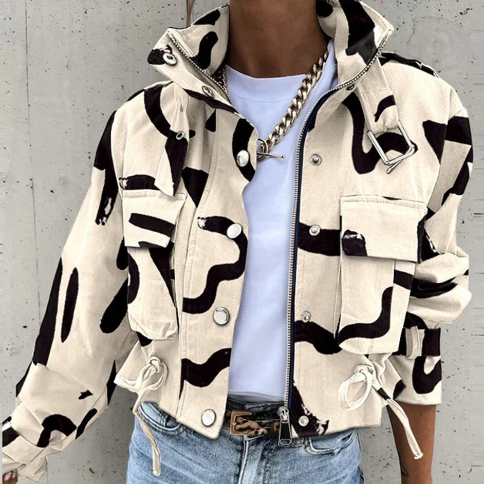 Valkyra™ Jacke Im Cropped-Schnitt Mit Modernem Utility-Design