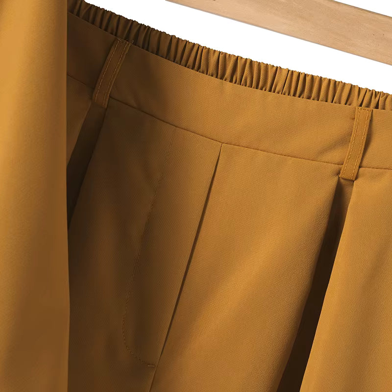 Sofia™ Set mit Lockerer Cropped-Bluse und High-Waist Culotte