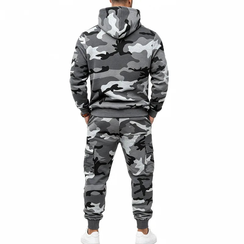 Set Waldhain™ in Camouflage mit Kapuzenpullover und Cargohose
