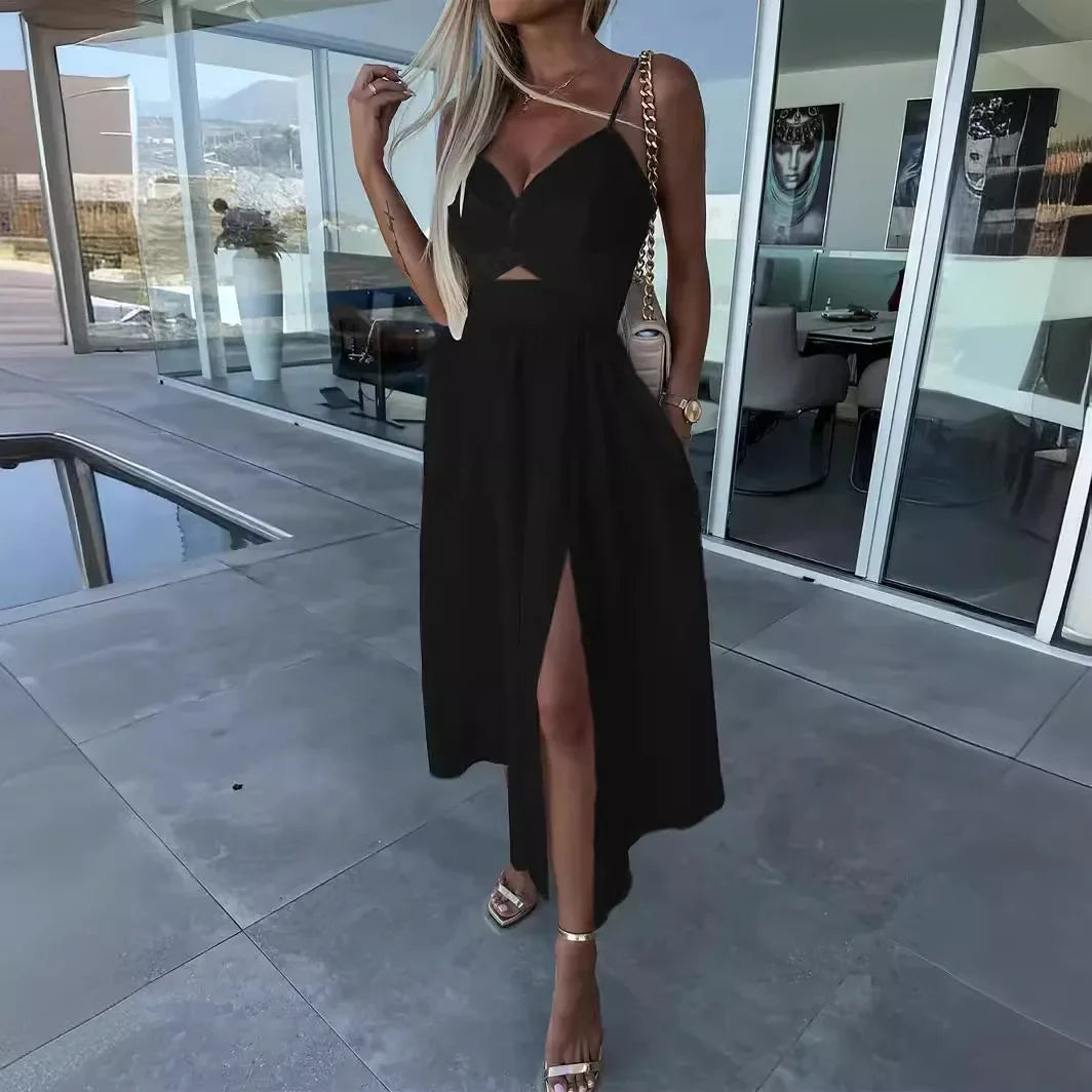 Fiora™ Kleid mit Feinem Cut-Out und Elegantem Schlitz