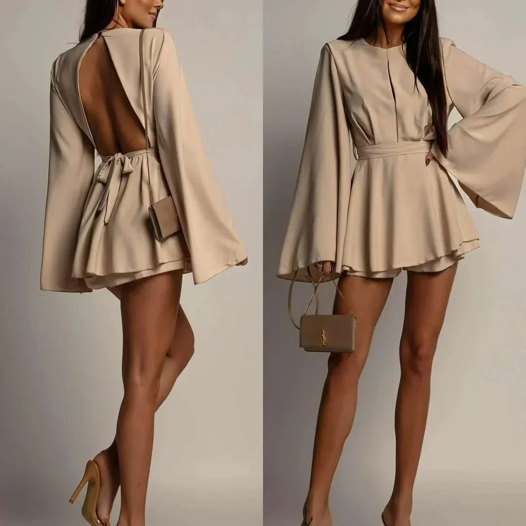 Lunelle™ Jumpsuit mit Offenem Rücken und Zarter Eleganz