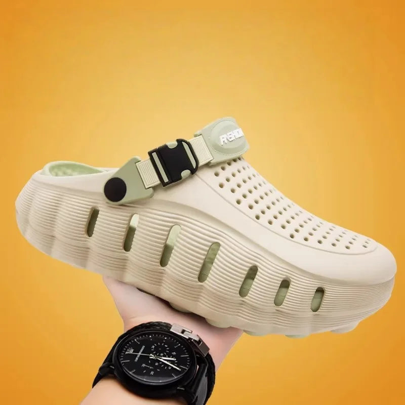 Clog Orven™ mit Massage-Fußbett und 5-cm-Plateausohle mit federnder Dämpfung
