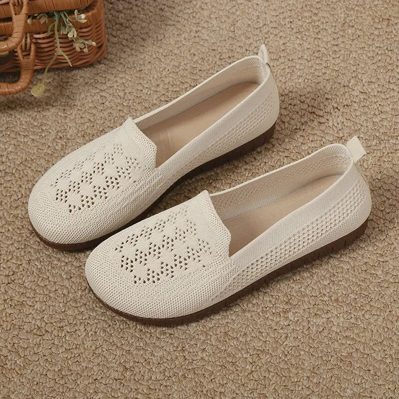 Ballerinas Avelis™ mit Luftiger Flechtstruktur und Slip-on-Design