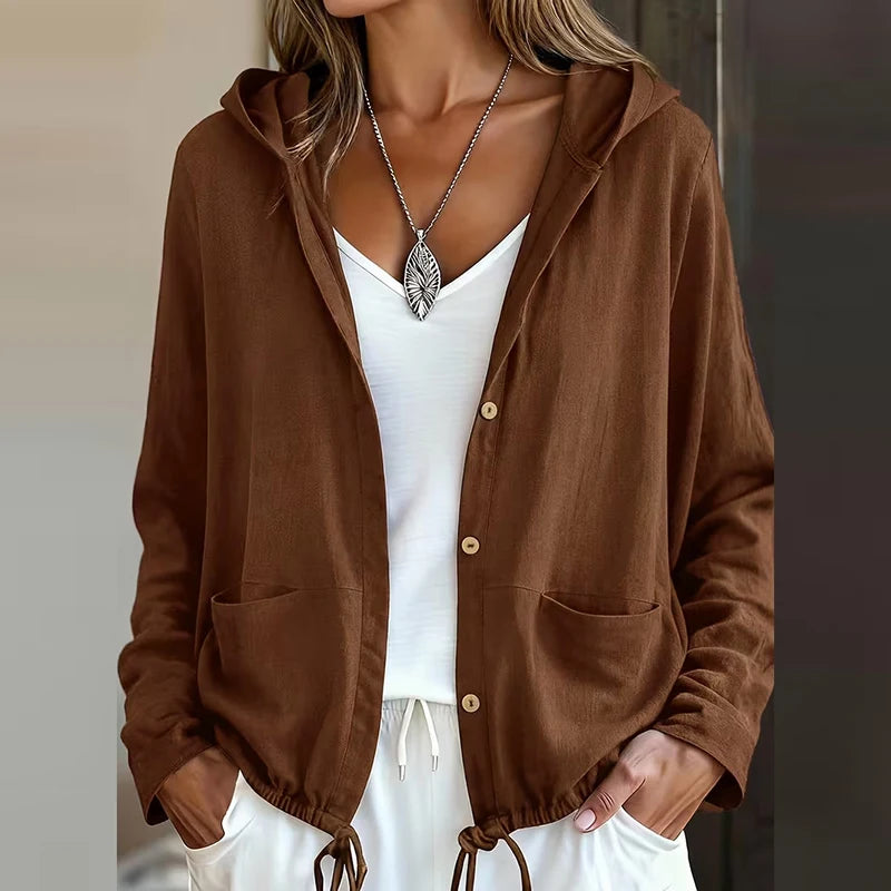 Jacke Lindau™ mit Kapuze und verstellbarem Saum mit Kordelzug