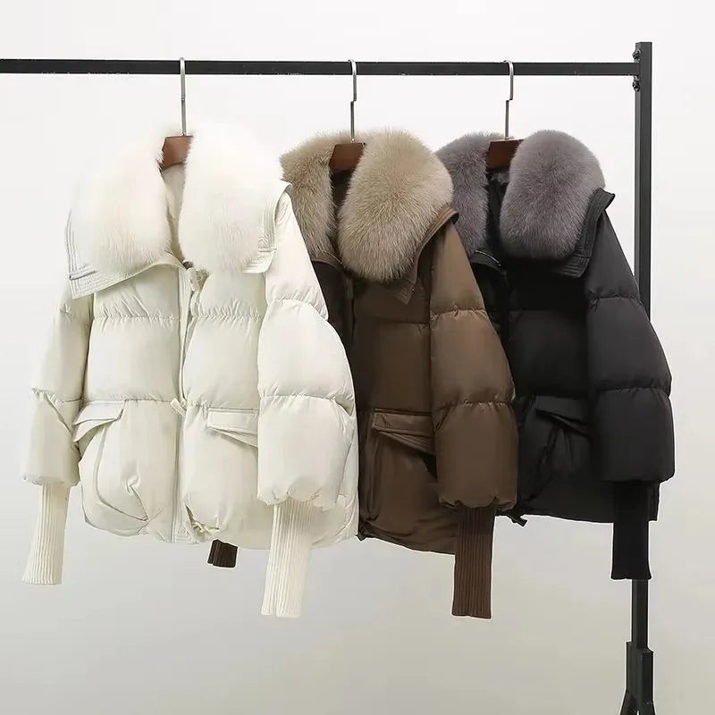Arctic Lux™ Premium - PufferJacke mit Luxuriösem Pelzkragen / Maximaler Schutz vor Kälte mit Stil!