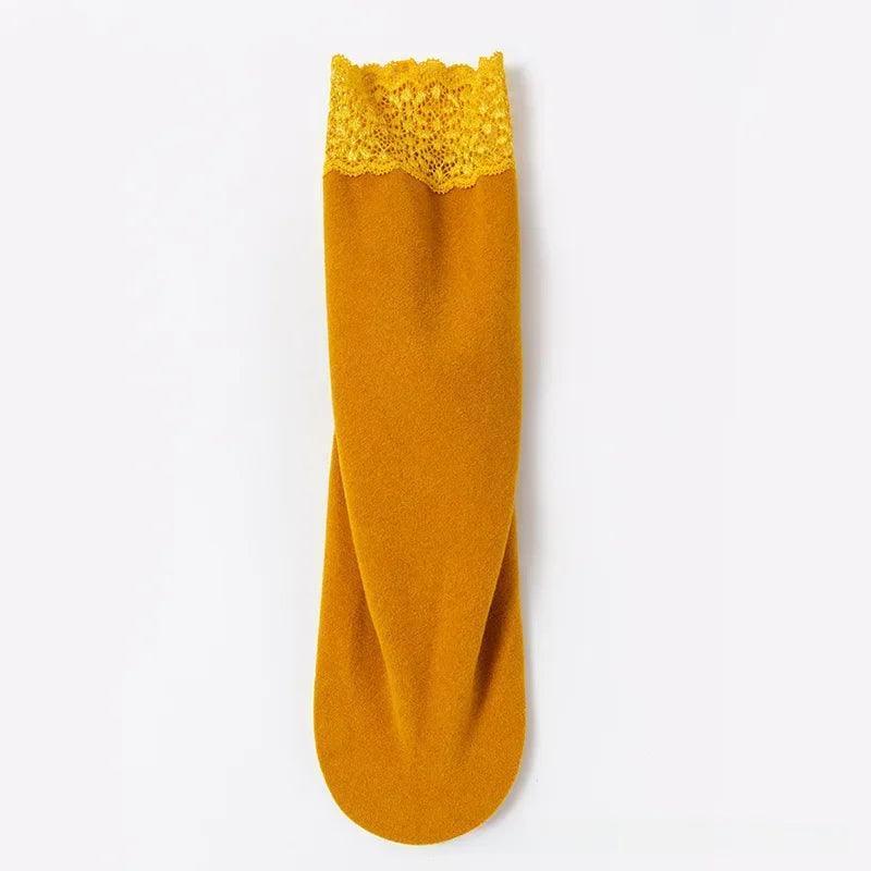 Set mit 10 Paar Kopenhagen™ - Socken / Weich im Griff und mit Glamourösem Spitzenbesatz!