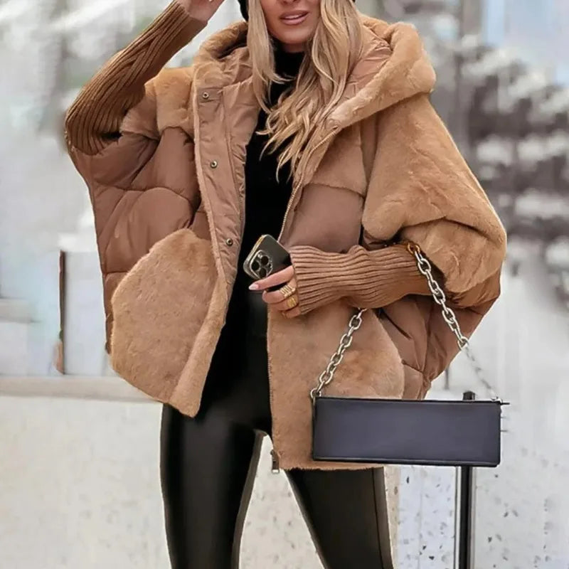 Berlin™ Jacke mit hochwertiger Puffer- und Plüsch-Verarbeitung / Anspruchsvoller Komfort für Damen mit Präsenz!