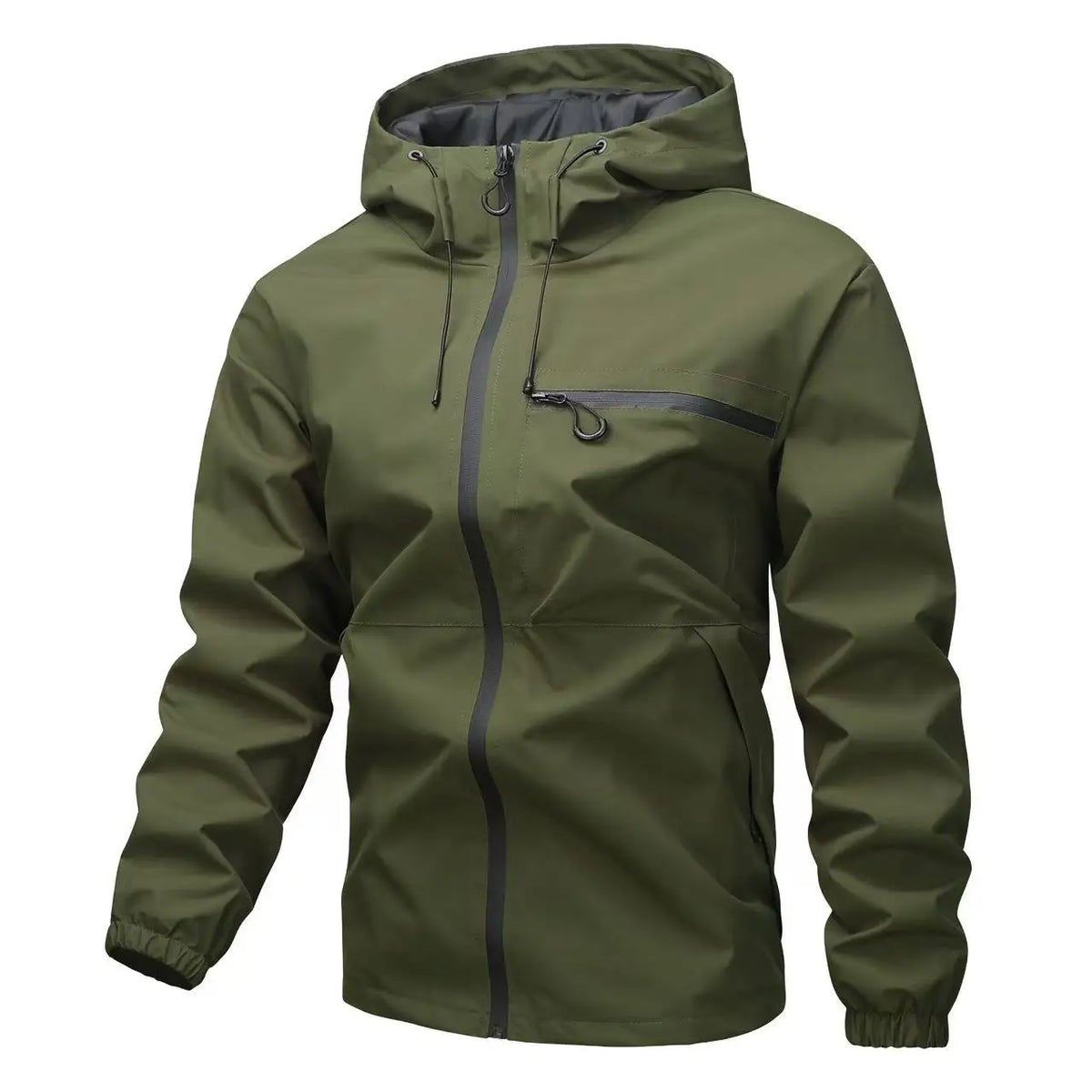 Wasserdichte Jacke Aldric™ mit Verstellbarer Kapuze und Windschutz