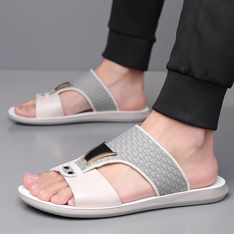 Arkon™ Sandalen Mit Geflochtenem Finish Und Premium-Design