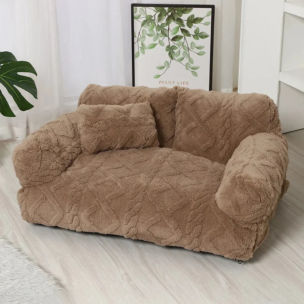 Modern Haus™ Haustierbett im Sofa-Design mit Premium-Design und Kuscheligem Komfort