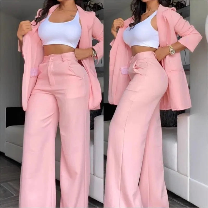 Hosenanzug Silvana™ mit Blazer im klassischen Schnitt, Marlenehose und hoher Taille