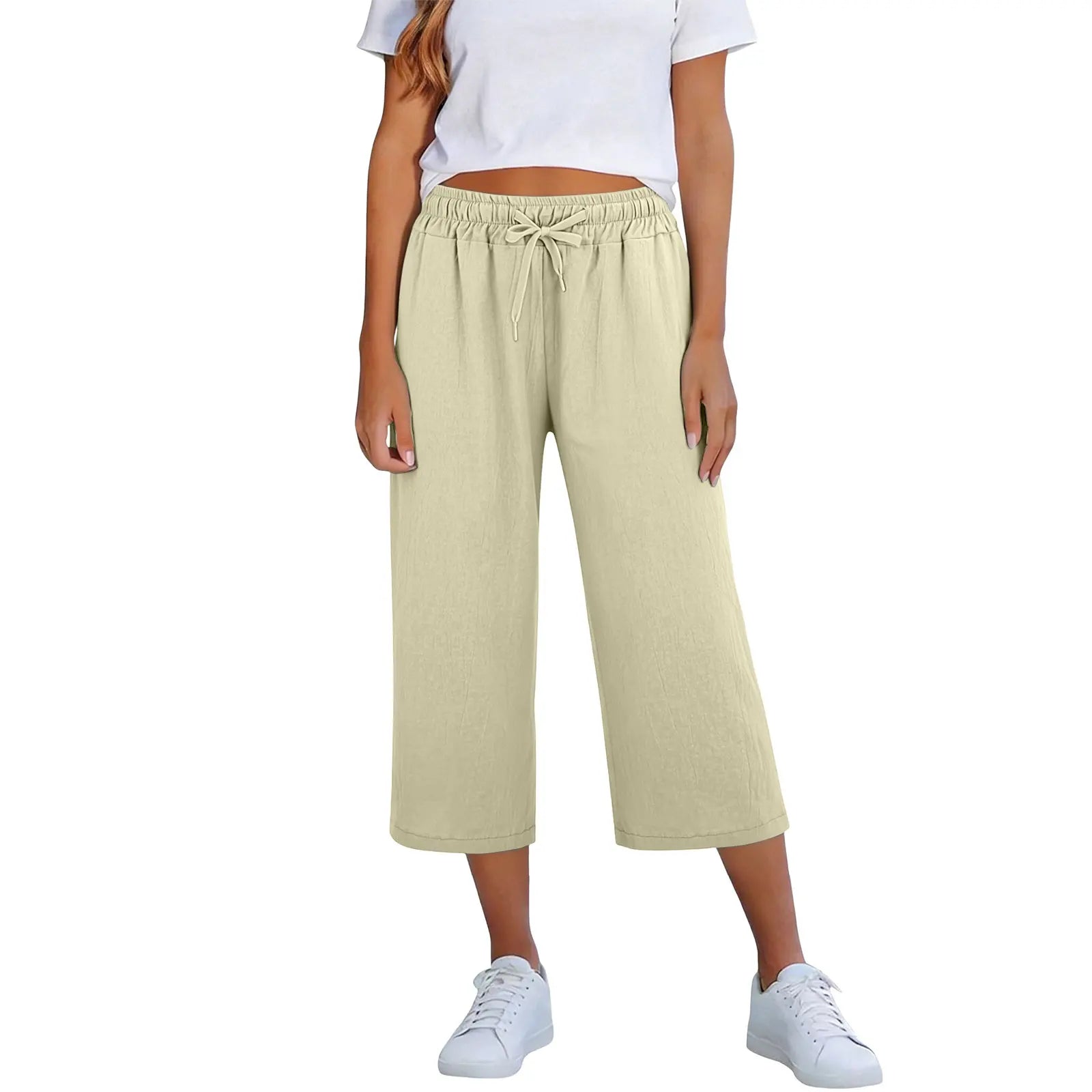 Lisia™ Culotte-Hose Mit Elastischem Bund Und Verstellbarem Kordelzug