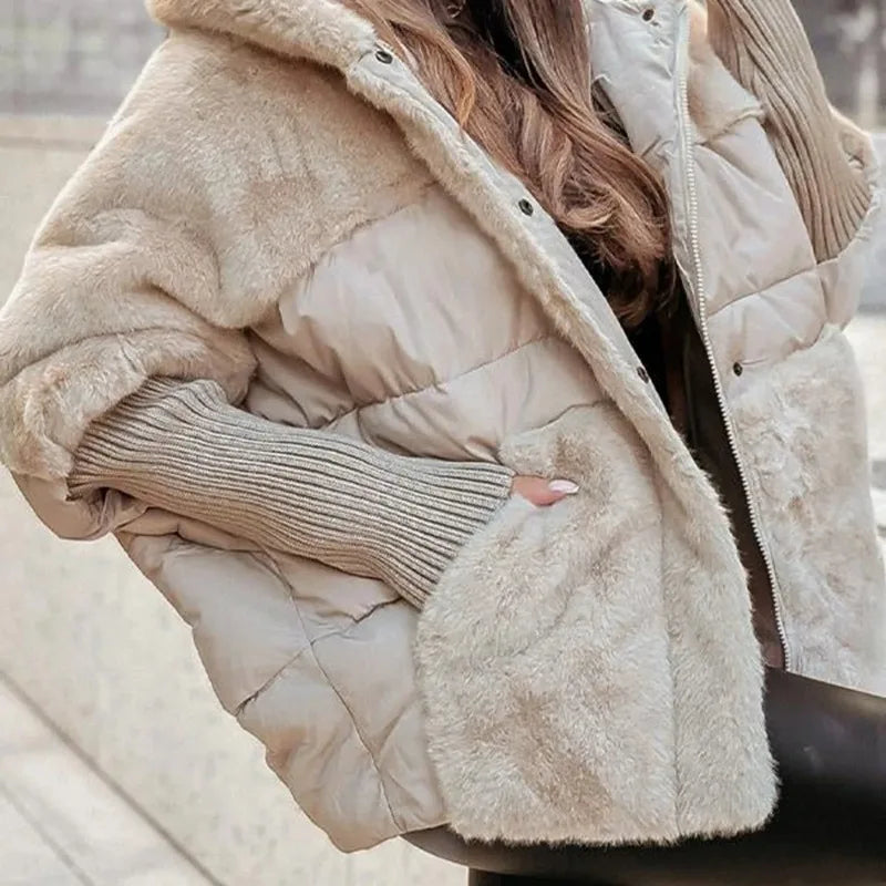 Berlin™ Jacke mit hochwertiger Puffer- und Plüsch-Verarbeitung / Anspruchsvoller Komfort für Damen mit Präsenz!