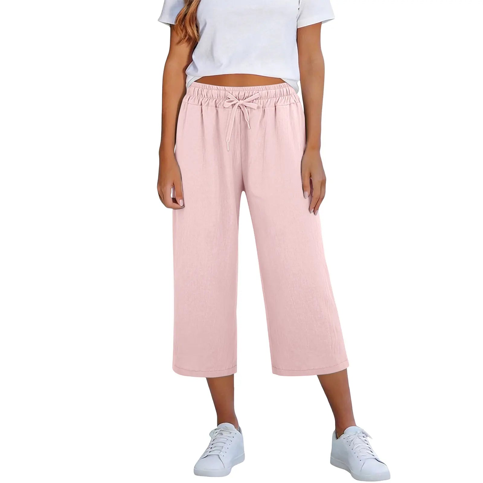 Lisia™ Culotte-Hose Mit Elastischem Bund Und Verstellbarem Kordelzug