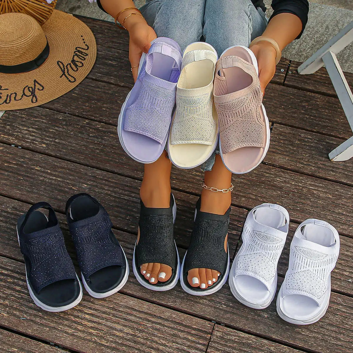 Comfortelle™ Sandalen mit Anatomischer Sohle und Premium-Leichtigkeit