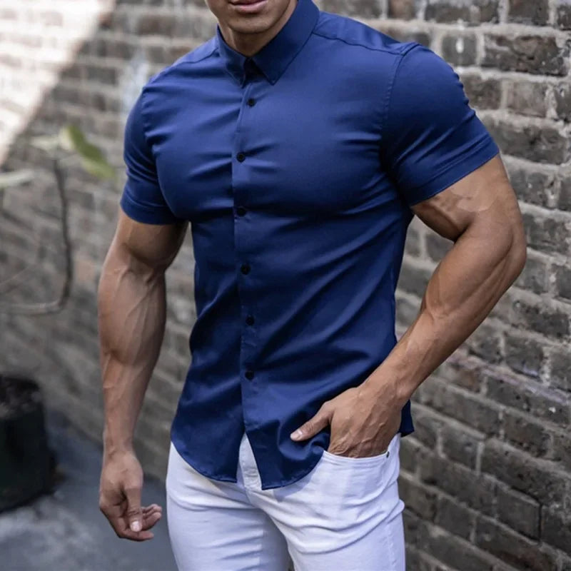 Detroit™ Slim Fit Hemd mit Körpernahem Sitz