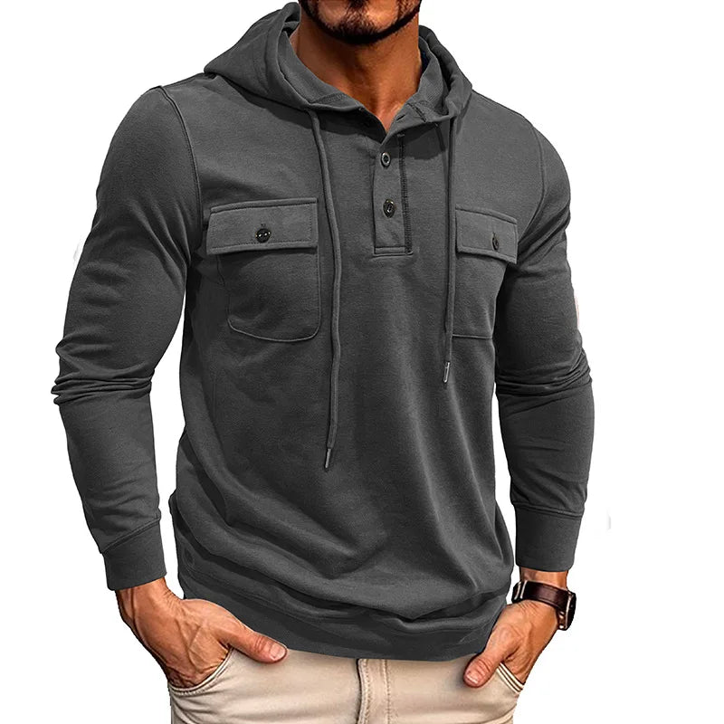 Westbrook™ Hoodie Mit Verstellbarer Kapuze und Fronttaschen