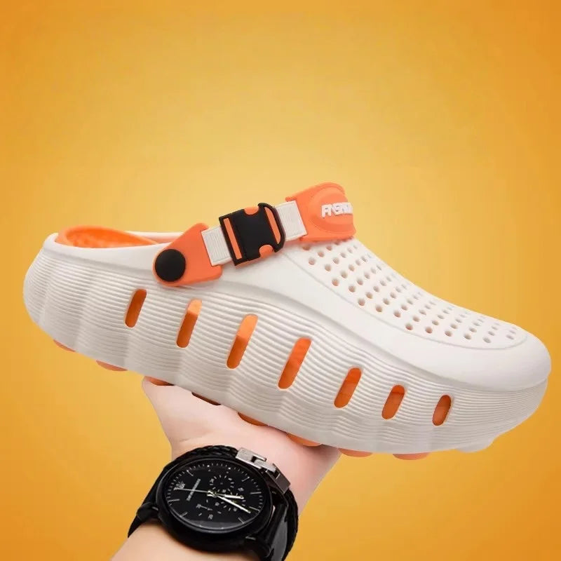 Clog Orven™ mit Massage-Fußbett und 5-cm-Plateausohle mit federnder Dämpfung