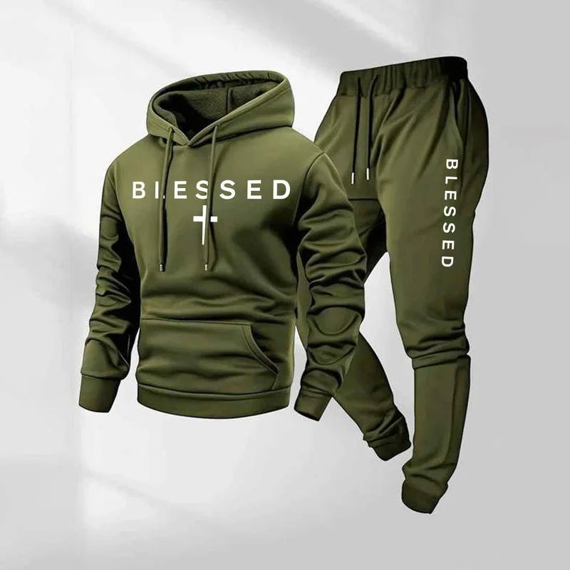 Raban™ Freizeitset mit Kapuzenpullover, Kängurutasche und Jogginghose