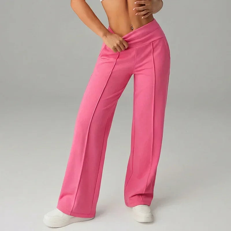 Barcelona™ Damenhose mit hohem, formendem Bund und geradem, lockerem und komfortablem Schnitt