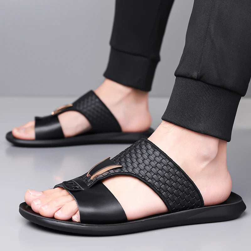 Arkon™ Sandalen Mit Geflochtenem Finish Und Premium-Design
