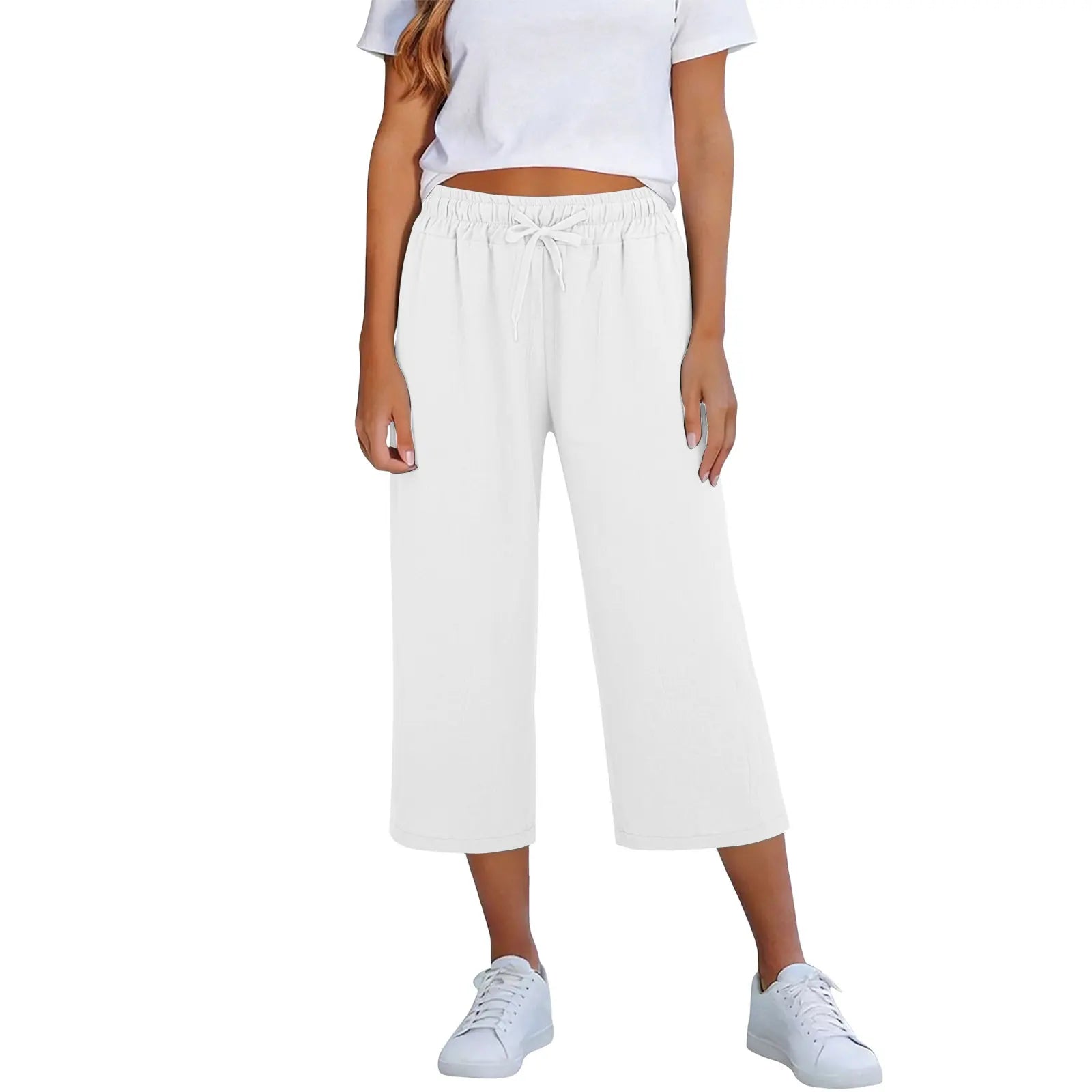 Lisia™ Culotte-Hose Mit Elastischem Bund Und Verstellbarem Kordelzug