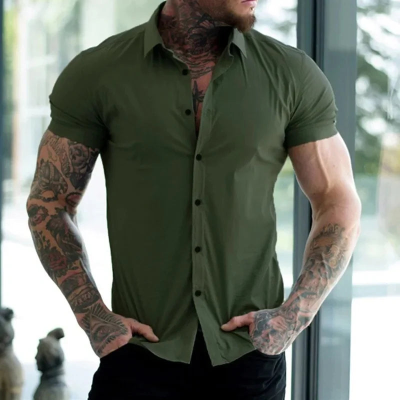 Detroit™ Slim Fit Hemd mit Körpernahem Sitz