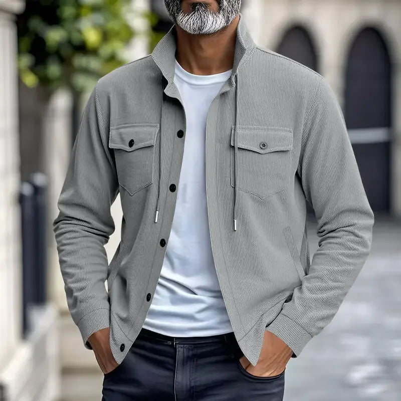 Velkor™ Jacke mit Gerippter Textur und Raffinierter Ausstrahlung