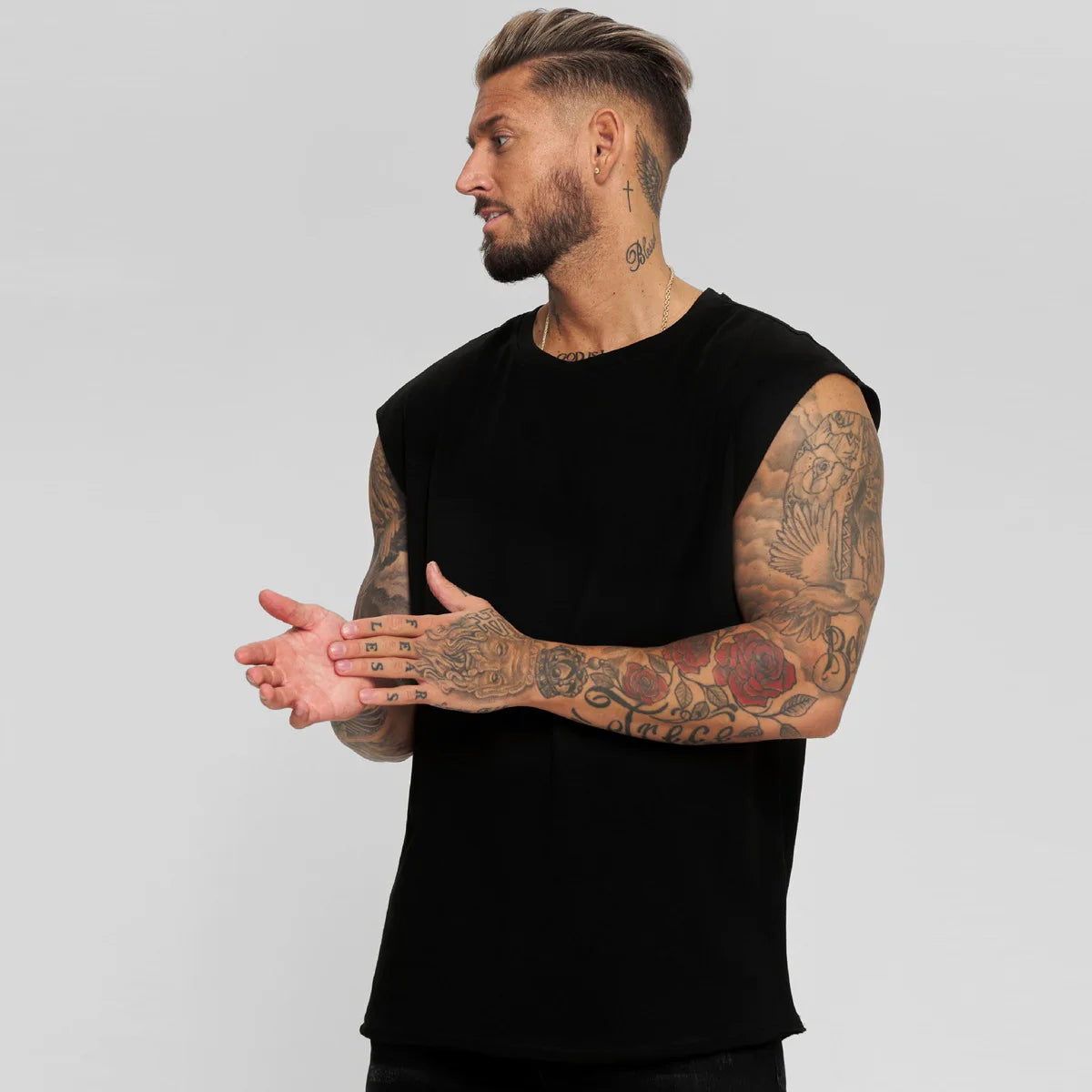 Kryven™- Tanktop aus Premium-Strick mit Muscle-Fit-Schnitt