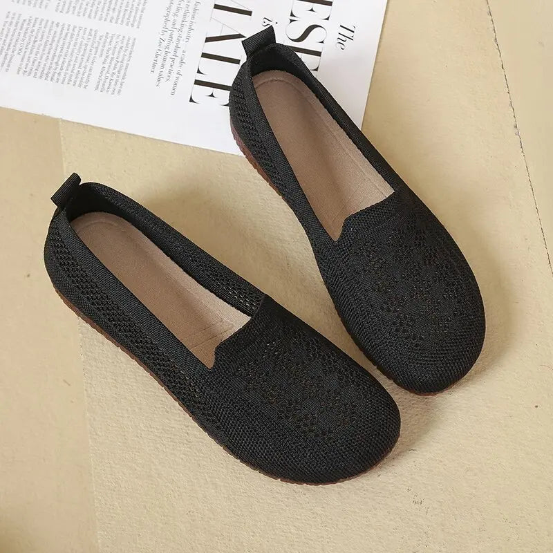 Ballerinas Avelis™ mit Luftiger Flechtstruktur und Slip-on-Design