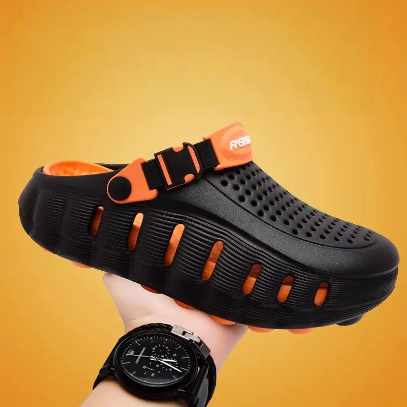 Clog Orven™ mit Massage-Fußbett und 5-cm-Plateausohle mit federnder Dämpfung