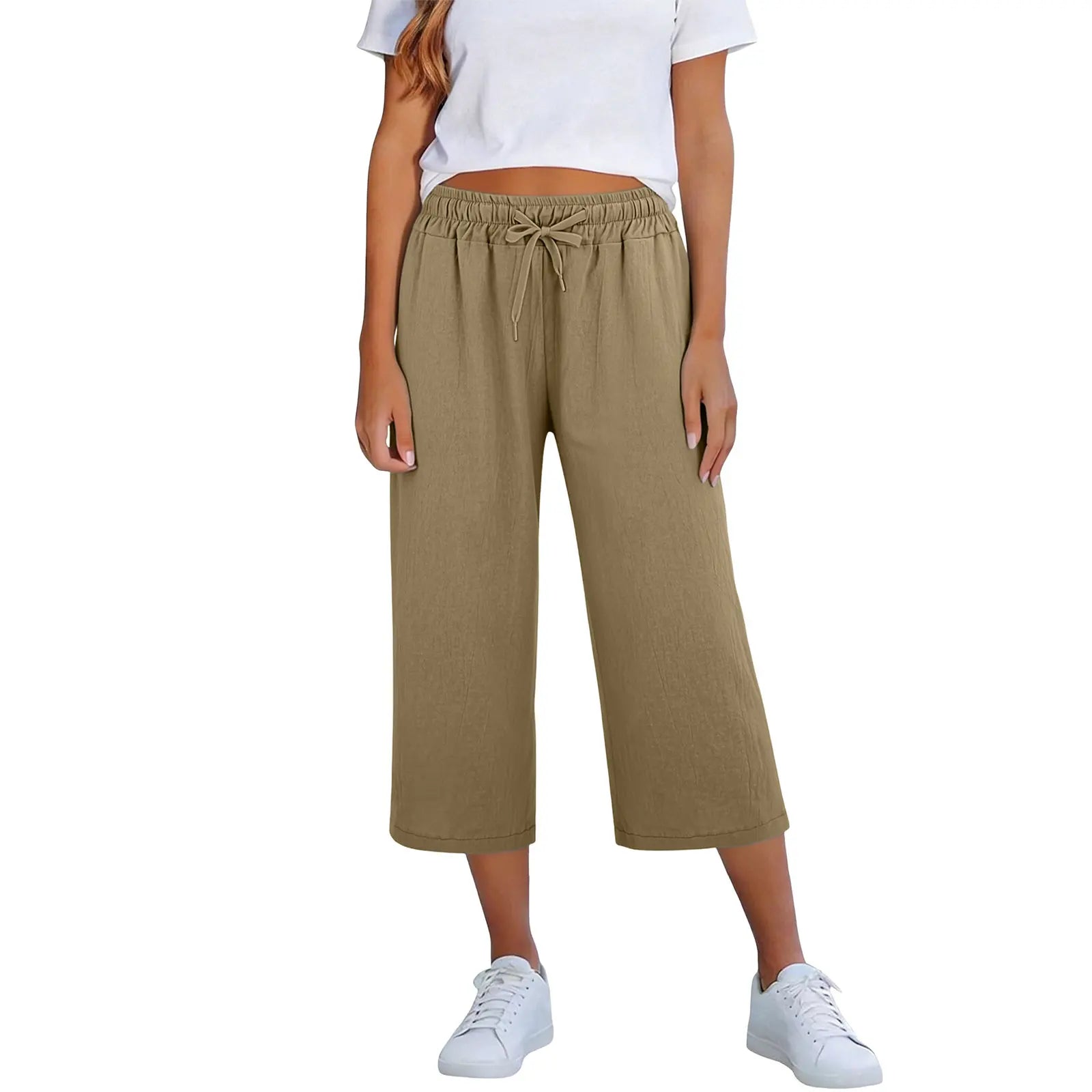 Lisia™ Culotte-Hose Mit Elastischem Bund Und Verstellbarem Kordelzug