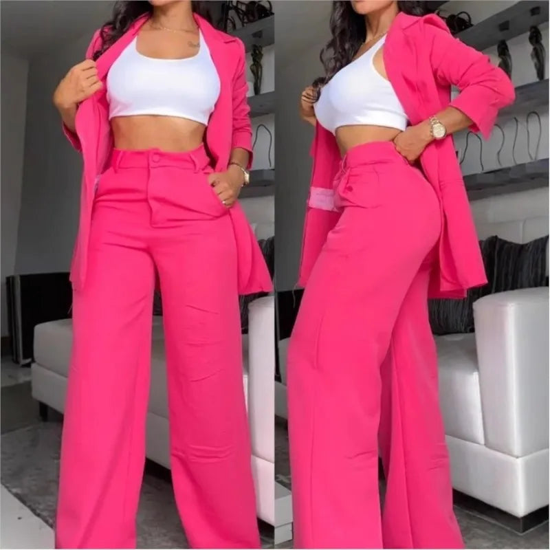 Hosenanzug Silvana™ mit Blazer im klassischen Schnitt, Marlenehose und hoher Taille