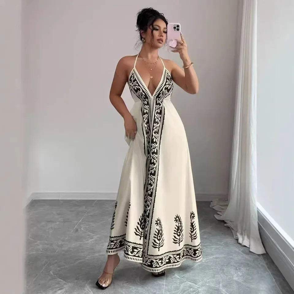 Bellamara™-Kleid mit Weitem Schnitt und Mediterranem Stil