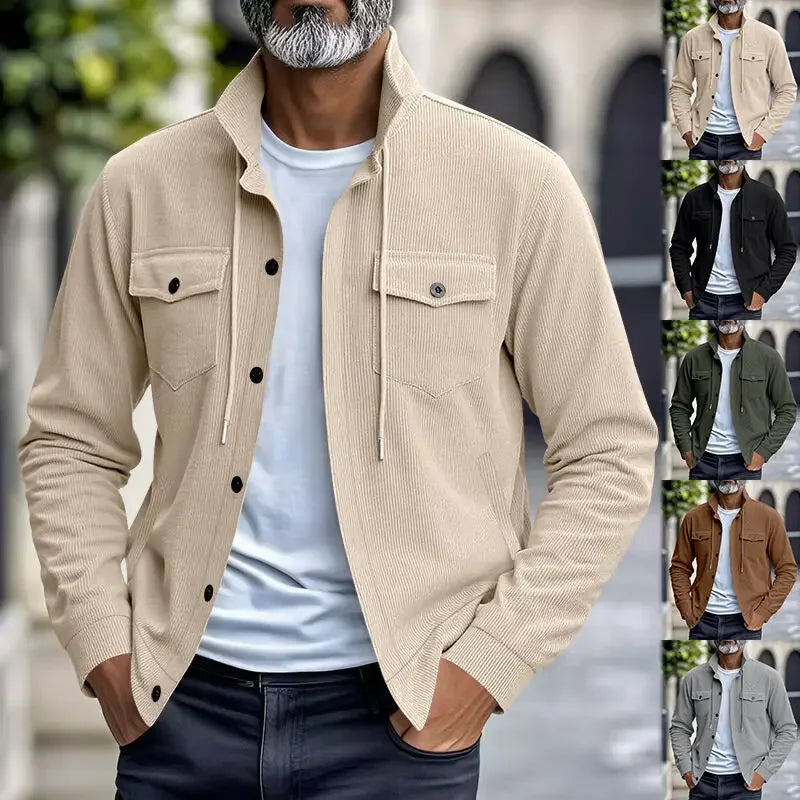 Velkor™ Jacke mit Gerippter Textur und Raffinierter Ausstrahlung