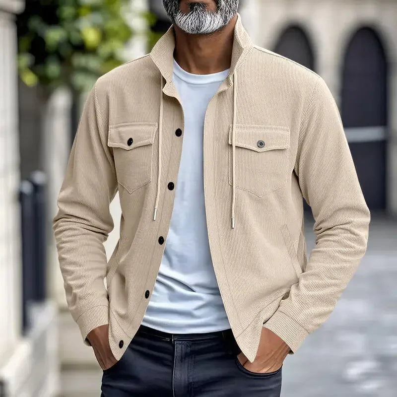 Velkor™ Jacke mit Gerippter Textur und Raffinierter Ausstrahlung