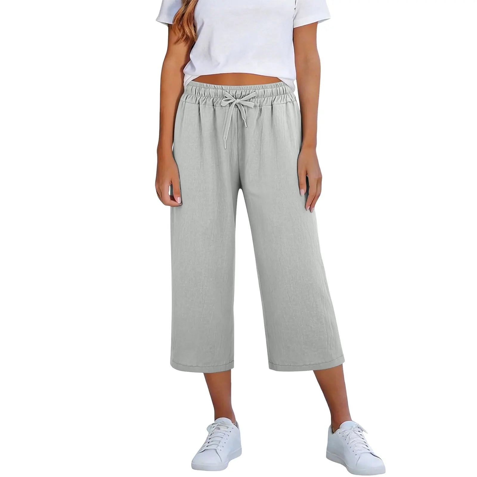 Lisia™ Culotte-Hose Mit Elastischem Bund Und Verstellbarem Kordelzug